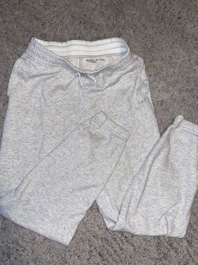abercrombie kids Light Gray A&F Essentials Sweatpants